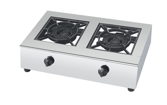 WH2 Two Burners Commercial Gas Stove Big Burners Gas Stove