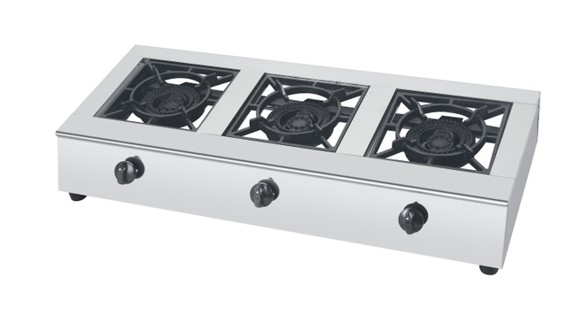 WH3 Commercial Big Burner Stove Three Burners Gas Cooktops
