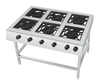 WH6S Commercial Gas Stove Free Standing 6 Burner Stainless Steel Stove