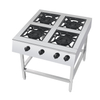 WHS4S Commercial Big Burner Stove Four Burners Gas Cooktops Free Standing